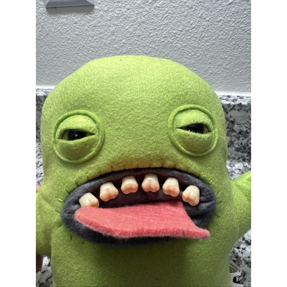 Extremely Rare Fuggler Ugly Monster 9in Plush Oogah Boogah Green !